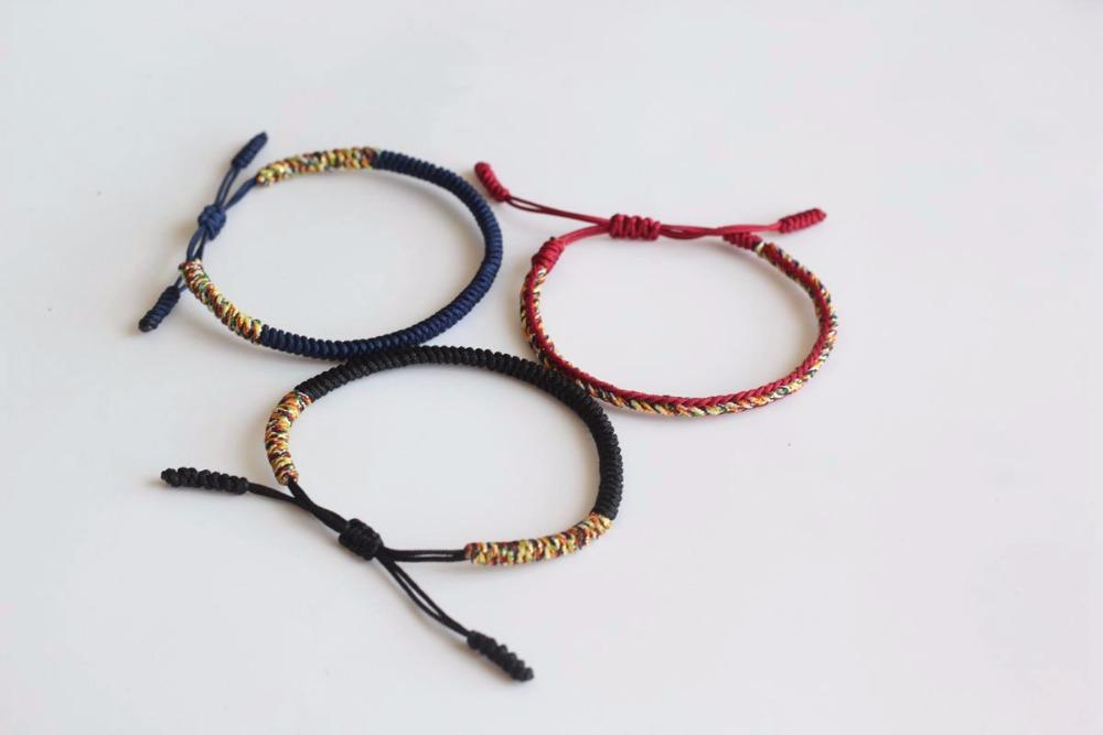 COMPASSION- 3Pc/Set Tibetan Hand Tied Lucky Knot Bracelets