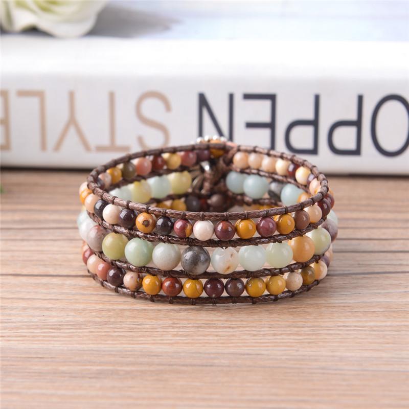 3 Layer Balance and Confidence Wrap Bracelet