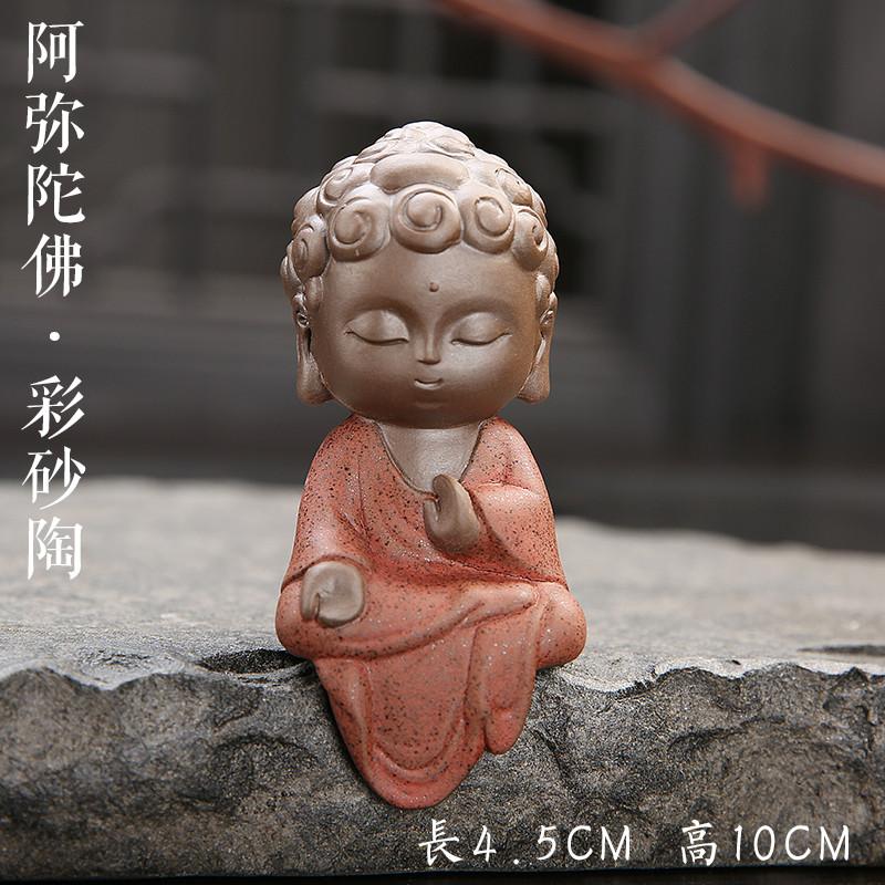 Quality Handmade Monk Tea Pet Figurine-Glazed & Matte