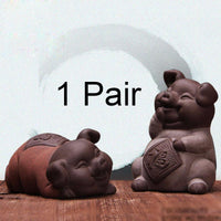 Thumbnail for Lovable Handmade Pig Tea Pet Figurine-2 Styles