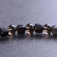 Thumbnail for Ethnic Tibetan Coconut,Ebony Wood & Smoky Citrine DETOXIFYING Dual Layer Bracelet