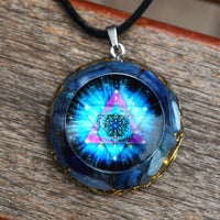 Thumbnail for 16-Handmade Blue Kyanite ' BALANCE your CHAKRAS ' ORGONITE Necklace