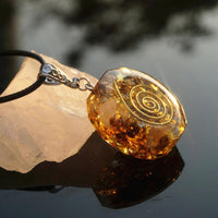 Thumbnail for 64-Handmade Smoky Quartz Crystal 'CALMNESS' ORGONITE Necklace