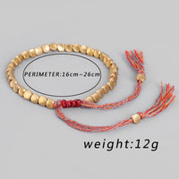 Thumbnail for Handmade Tibetan Buddhist Braided Cotton & Full Copper Bead Lucky Rope 'BELIEF' Bracelet