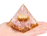Thumbnail for Handmade Rose Quartz Orgonite Pyramid