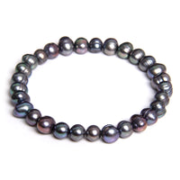 Thumbnail for Freshwater Baroque Black Pearl Bracelet