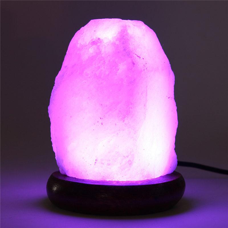 7 Color LED Natural Himalayan Natural Salt Lamp