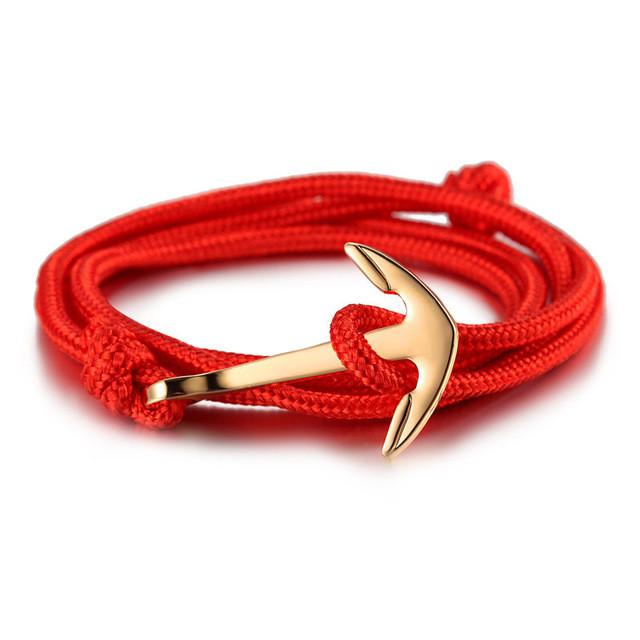 Nautical Style Anchor Rope Friendship Bracelet