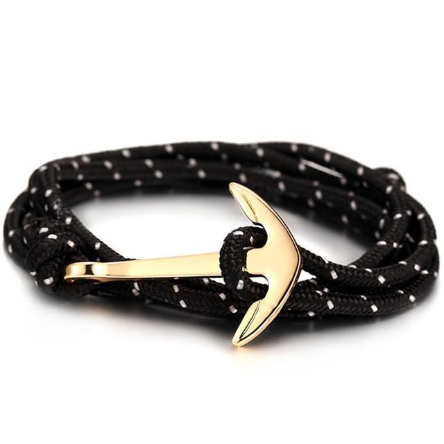 Nautical Style Anchor Rope Friendship Bracelet