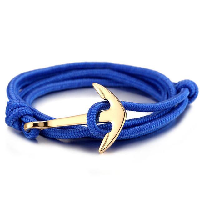 Nautical Style Anchor Rope Friendship Bracelet