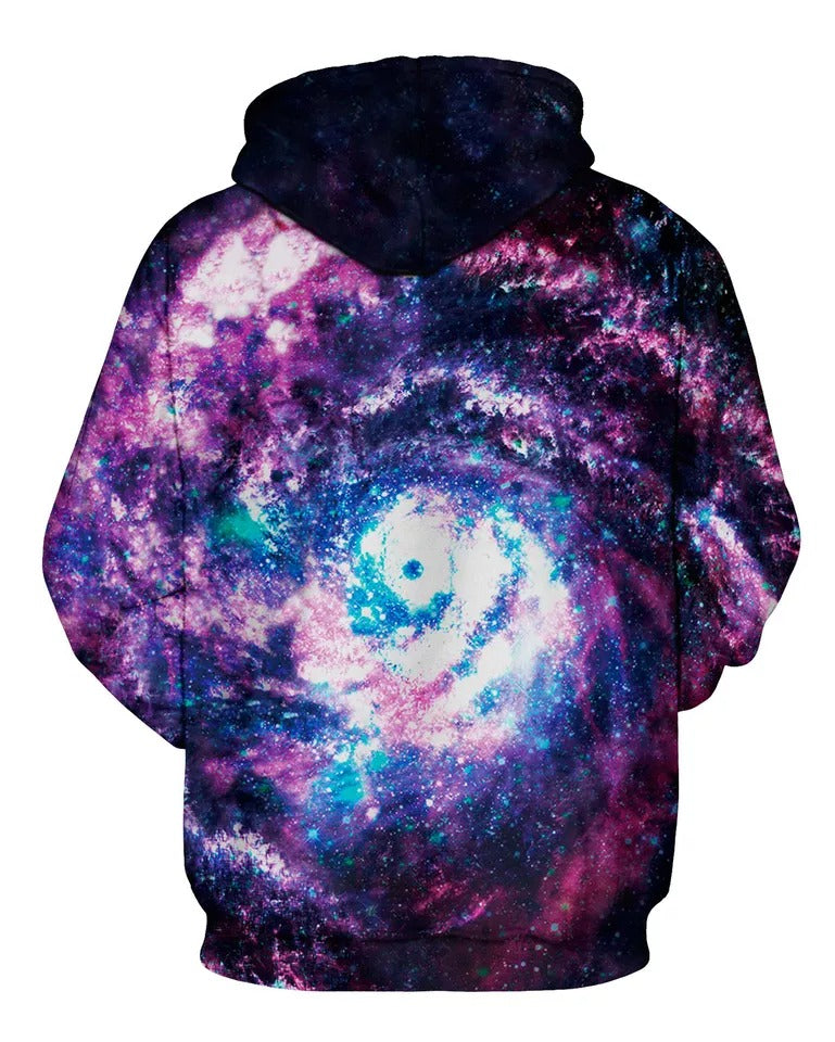 Sacred Geometry Galaxy Printed Hoodie Sweatshirt