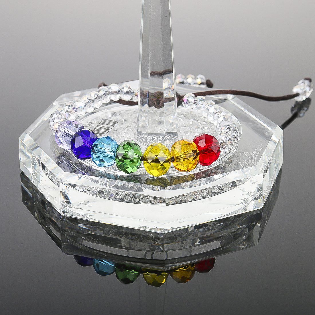 Sparkling 7 Chakra  Crystal Bracelet