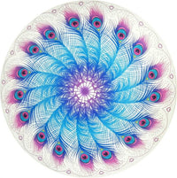 Thumbnail for Pretty as a Peacock Mandala Yoga Tapestry-2 Designs