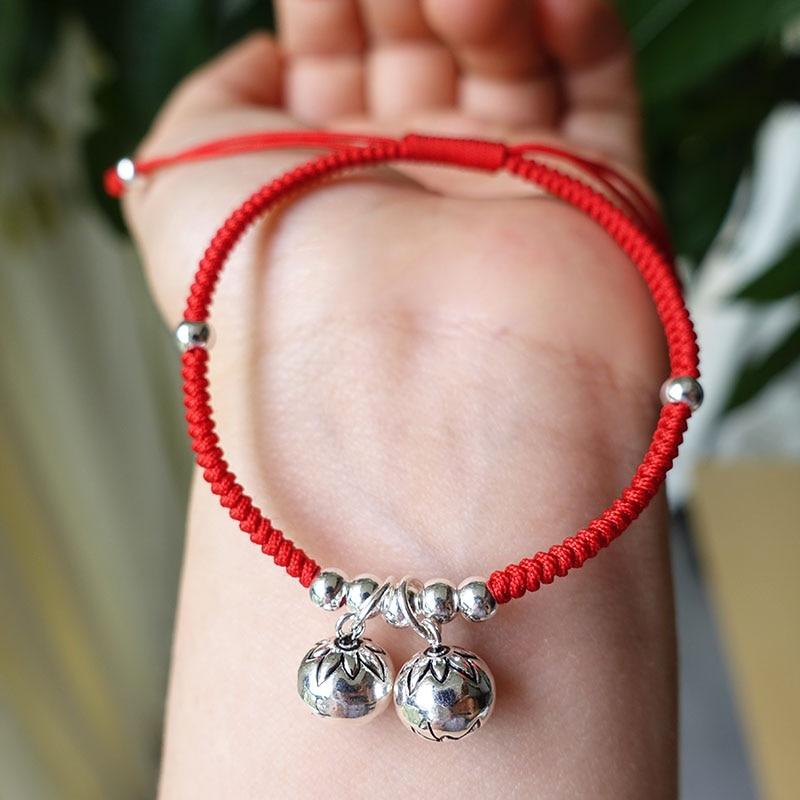 BELLS for PEACE & SERENITY! Grab our  3 x  *MOST POPULAR* Sterling Silver & Red Rope BELL Bracelets & Enjoy 35% off!