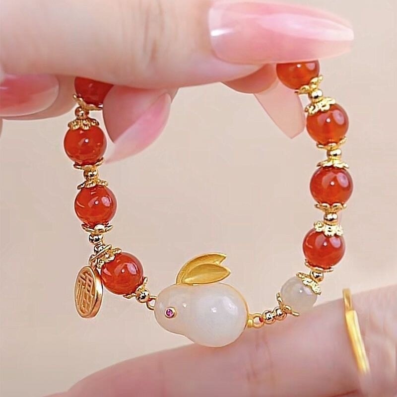 2023 Year of the Rabbit! Natural Jade Bracelet - 6 Styles