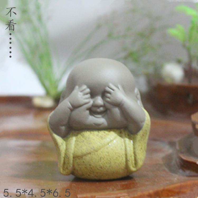 Cheeky Monk-ey Tea Pet Figurine