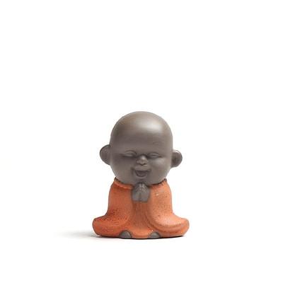 Monk Babies Ceramic Tea Pet Figurine