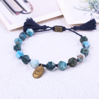 Thumbnail for Handmade THAI Style RETRO BUDDHA Pendant & Faceted Stone Bracelet-7 options