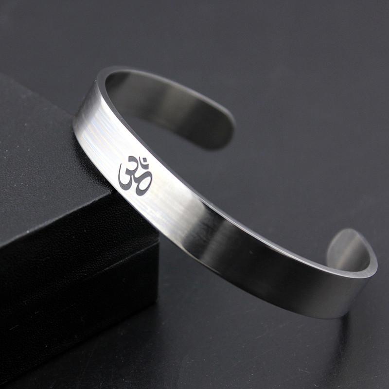 OM Stainless Steel Bracelet