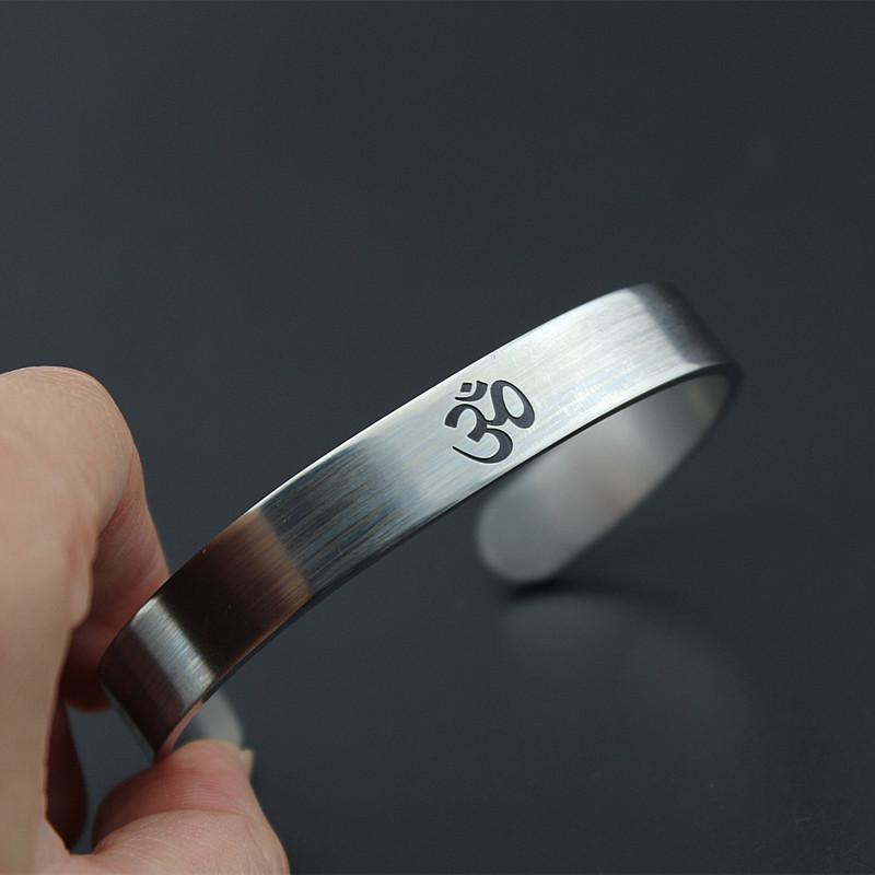 OM Stainless Steel Bracelet