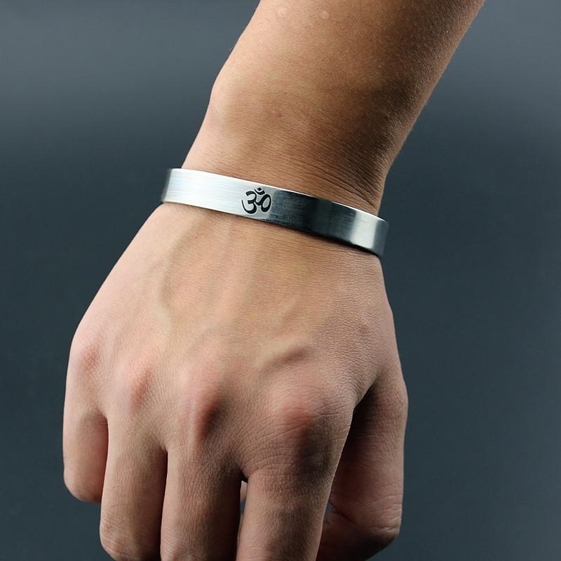 OM Stainless Steel Bracelet