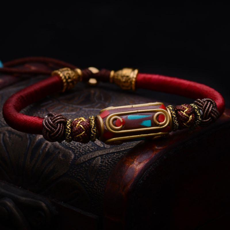 Handmade Tibetan  Braided Totem Bracelet