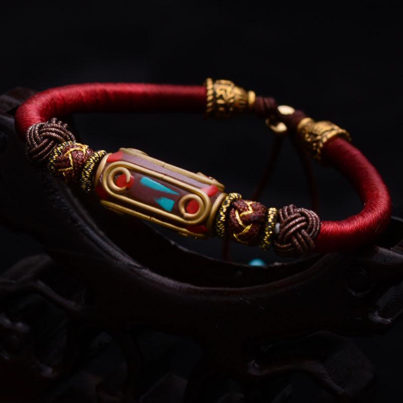 Handmade Tibetan  Braided Totem Bracelet