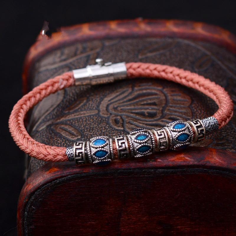 Tibetan Eight strand braid Balance Bracelet