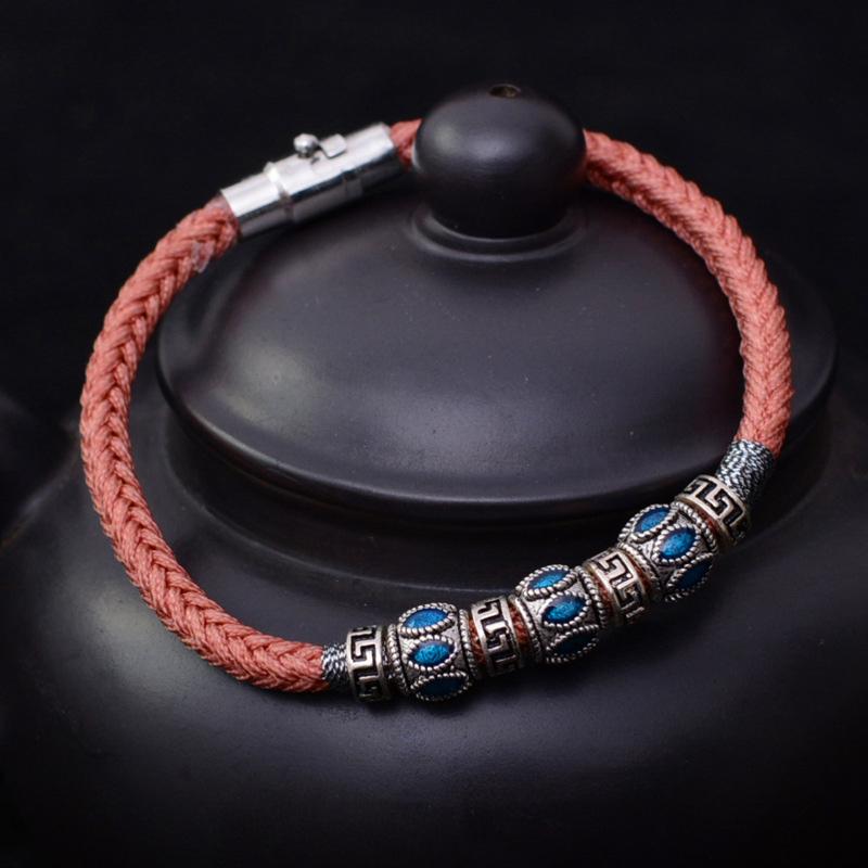 Tibetan Eight strand braid Balance Bracelet