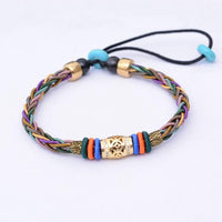 Thumbnail for Good Luck Eight strand Retro  Sai Sin Totem Bracelet