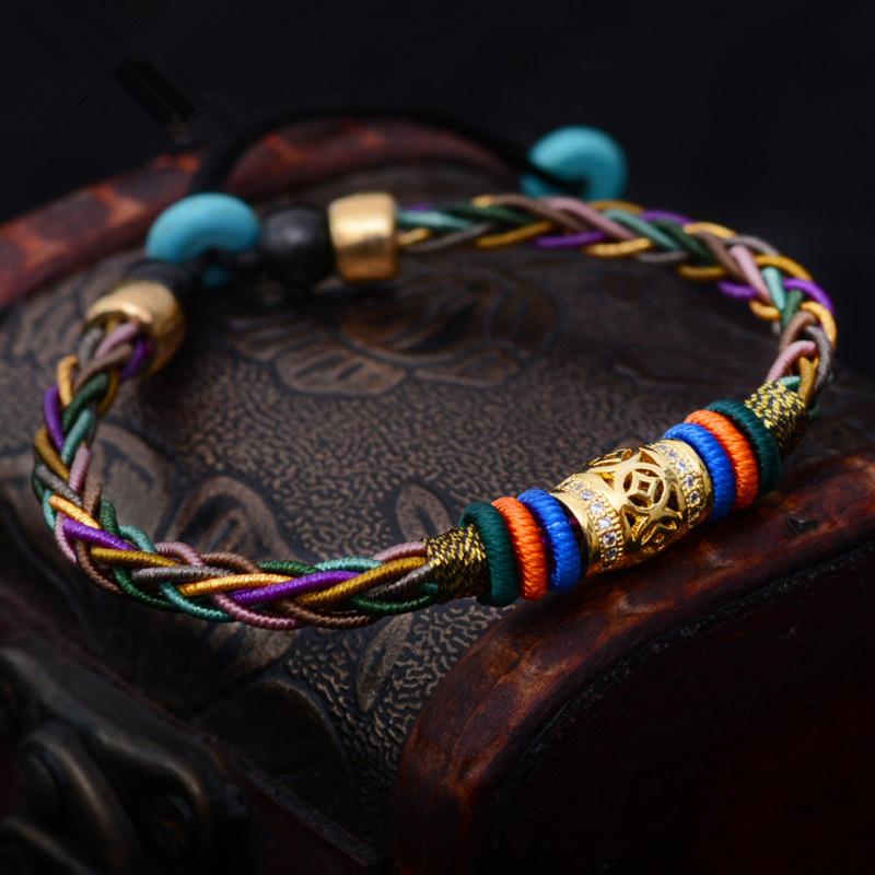 Ethnic Eight strand WEALTH Lucky Bracelet