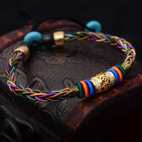 Thumbnail for Good Luck Eight strand Retro  Sai Sin Totem Bracelet