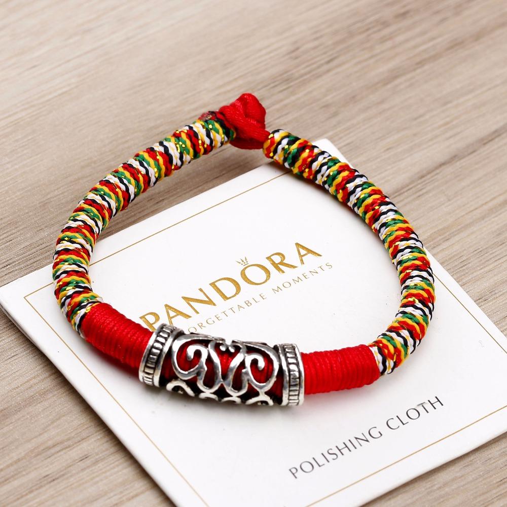 Hand Woven Tibetan Lucky Red Rope Bracelet