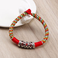 Thumbnail for Hand Woven Tibetan Lucky Red Rope Bracelet