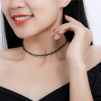 Thumbnail for Handcrafted Natural Stones 'STRENGTH' Choker Necklace with Sterling Silver