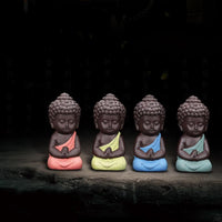 Thumbnail for Little Handcrafted Ceramic Tea Pet Buddha