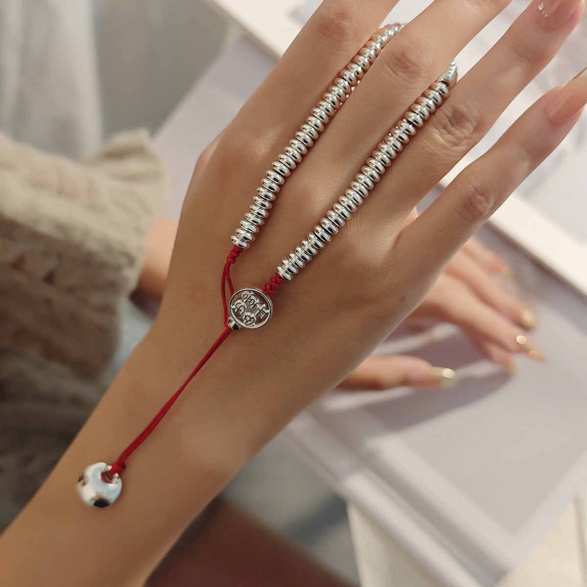 Lucky Red Rope Prosperity Bracelet with Wealth Lu Charm