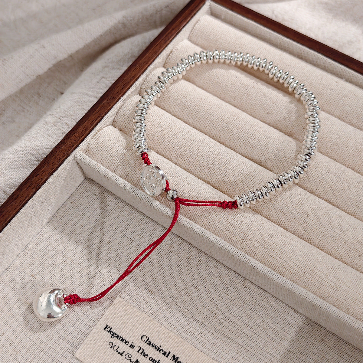 Lucky Red Rope Prosperity Bracelet with Wealth Lu Charm