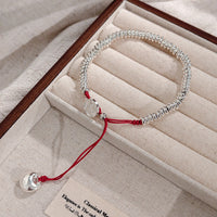 Thumbnail for Lucky Red Rope Prosperity Bracelet with Wealth Lu Charm