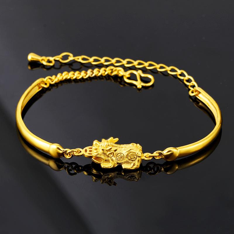 24K Plated PIXIU WEALTH  Attracting Feng Shui Bracelet