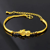 Thumbnail for 24K Plated PIXIU WEALTH  Attracting Feng Shui Bracelet