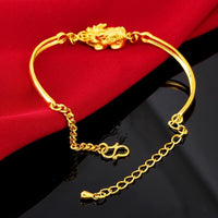 Thumbnail for 24K Plated PIXIU WEALTH  Attracting Feng Shui Bracelet