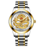 Thumbnail for Luxury 3D Engaged Gold Dragon Spirit Watch
