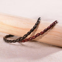 Thumbnail for Ethnic Tibetan Wood 'SIMPLY SPIRITUAL' Beads -2 pc Bracelet Set