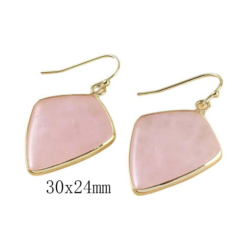 Bright Shores Rose Quartz Earrings