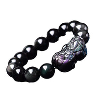 Thumbnail for Black Obsidian Pi Yao Wealth & Protection Bracelet
