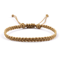 Thumbnail for Hand-tied Waterproof Wax Rope Classic Tibetan Lucky Knot SIMPLICITY Bracelet