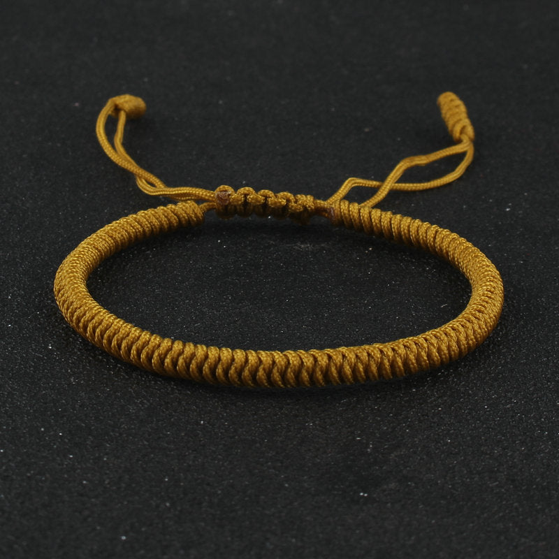 Tibetan Buddhist Tied Lucky Knot Bracelet