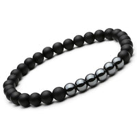 Thumbnail for 2 Pc/Set of Elegant Men's Natural Stone Energy Bracelets