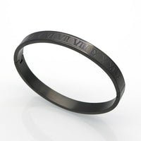 Thumbnail for Roman Styled Titanium Steel Bangle